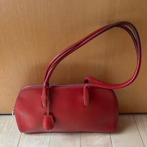 FURLA Red Leather Shoulder Bag